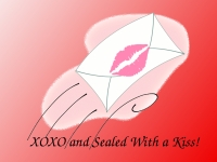 valentine sealed kiss wallpaper
